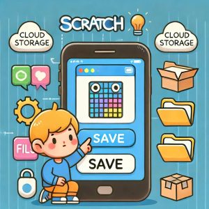 How to save a game in Scratch (on mobile)
