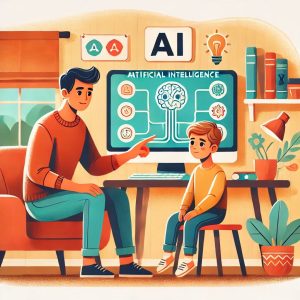 نقش والدین در یادگیری AI