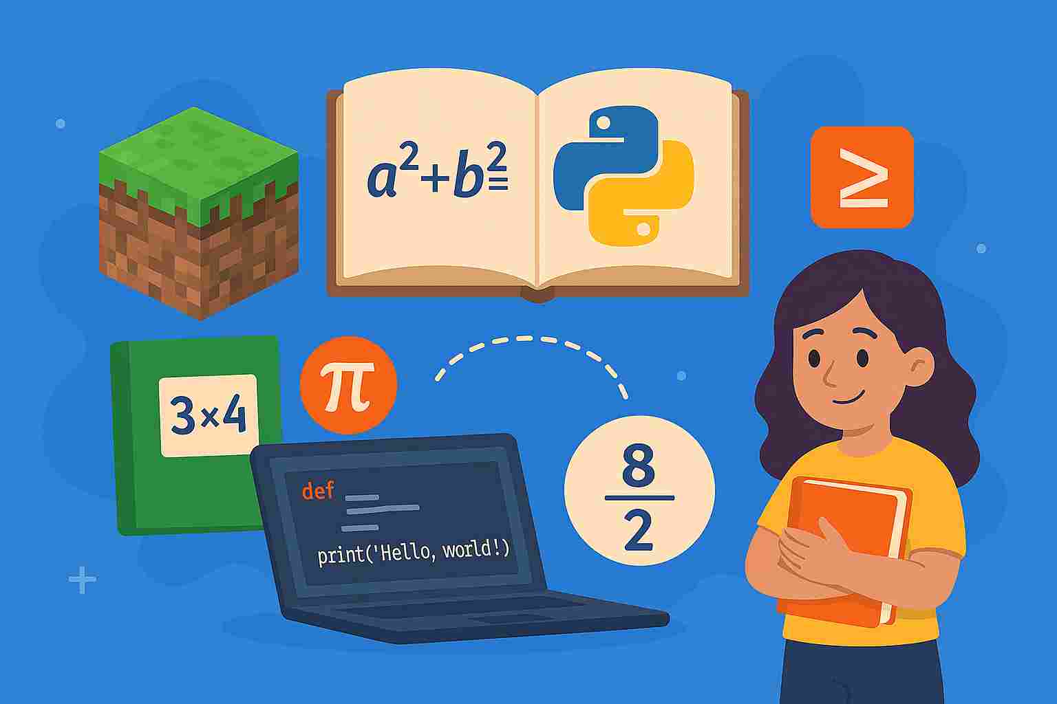 یادگیری پایتون با ماینکرفت