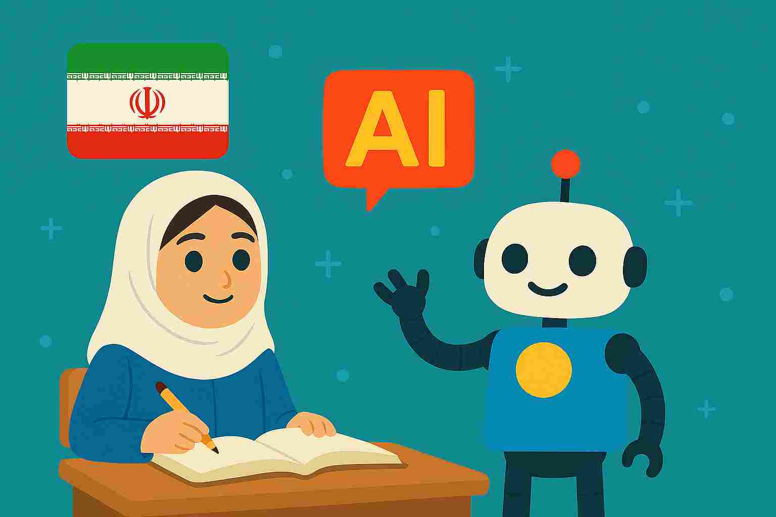 AI در مدارس ایران