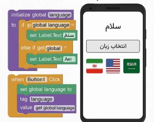 ساخت اپ چندزبانه در اپ اینونتور | آموزش جامع ساخت اپلیکیشن دو زبانه